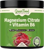 GreenFood Nutrition Magnesium Citrate + Vitamin B6, juicy raspberry 150 g