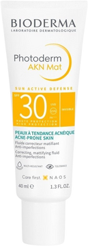Bioderma Photoderm AKN Mat SPF30, zmatňující krém na opalování - akné 40 ml