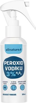 Allnature Peroxid vodíku 3%, 500 ml