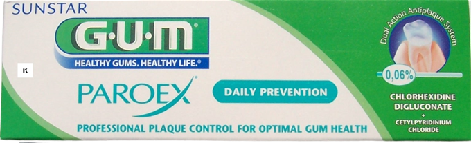 Gum Zubní pasta Paroex (CHX 0.06%) 75 ml