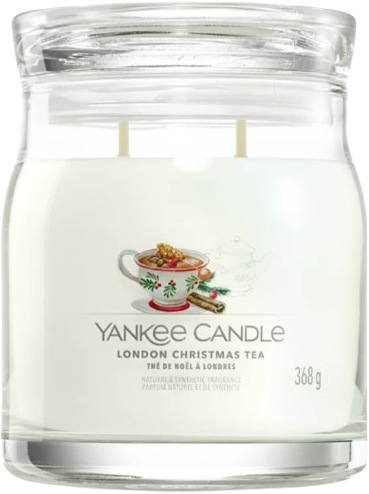 Yankee Candle Signature London Christmas Tea Vonná svíčka 368 g