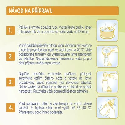 Sunar Sensitive 2 pokračovací kojenecké mléko, 500 g