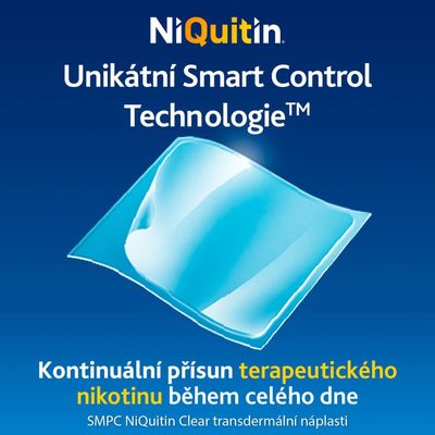 NiQuitin Clear - Fáze 1 Nikotinové náplasti 7 x 21 mg