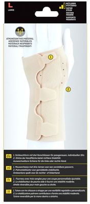 3M FUTURO Zápěstní bandáž s oboustrannou dlahou vel.L Beige