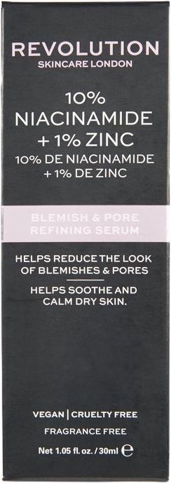 Revolution Blemish and Pore Refining Serum - 10% Niacinamide + 1% Zinc sérum 30 ml