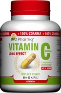 Bio Pharma BIO-Pharma Vitamín C 500 mg long effect 2 x 60 kapslí