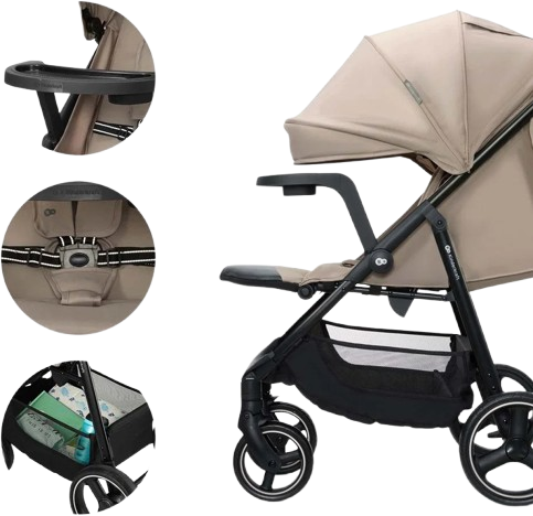 Kinderkraft Kočárek sportovní Trig 3 Stone beige