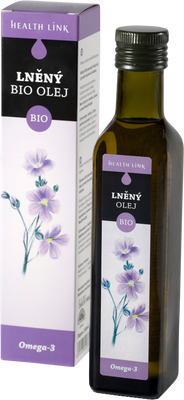 Health Link Lněný olej BIO 250 ml