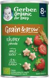 Gerber Organic Křupky jahodové 35 g