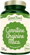 GreenFood Nutrition Carnitin+Arginin+Maca 90 kapslí