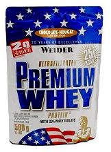 Weider Premium Whey, Jahoda-vanilka 500 g