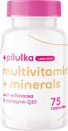 Pilulka Selection Multivitamin s minerály s Echinaceou + Koenzym Q10 75 kapslí