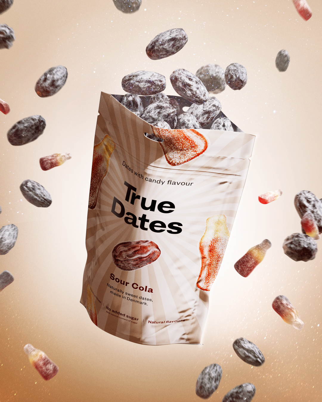 True Dates Datle s příchutí sour cola 100 g