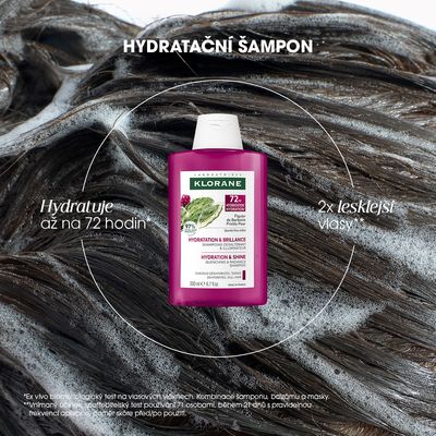 Klorane Hydratační šampon s opuncií 200 ml