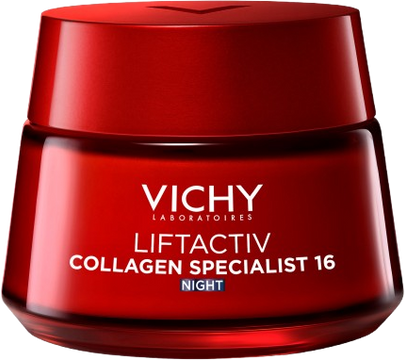 Vichy Liftactiv Collagen Specialist 16 noční krém s inovativní technologii Co-Bonding 50 ml