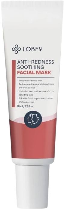 Lobey Zklidňující maska na začervenání pleti 50 ml