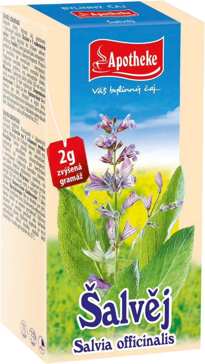Apotheke Šalvěj lékařská čaj 20 x 2 g