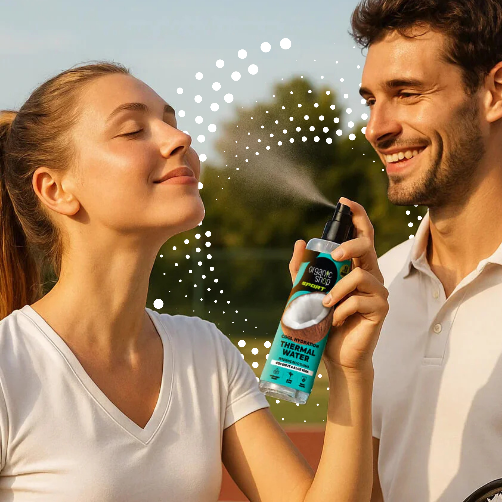 Chladivý efekt Organic Shop SPORT termální voda