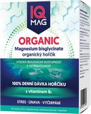 IQ Mag ORGANIC Magnesium+B6, organický hořčík tobolky 90 tobolek