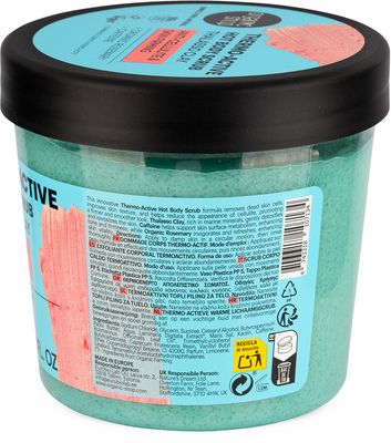 Organic Shop Thalasso Thermo-Active hřejivý tělový peeling s jílem 300 ml