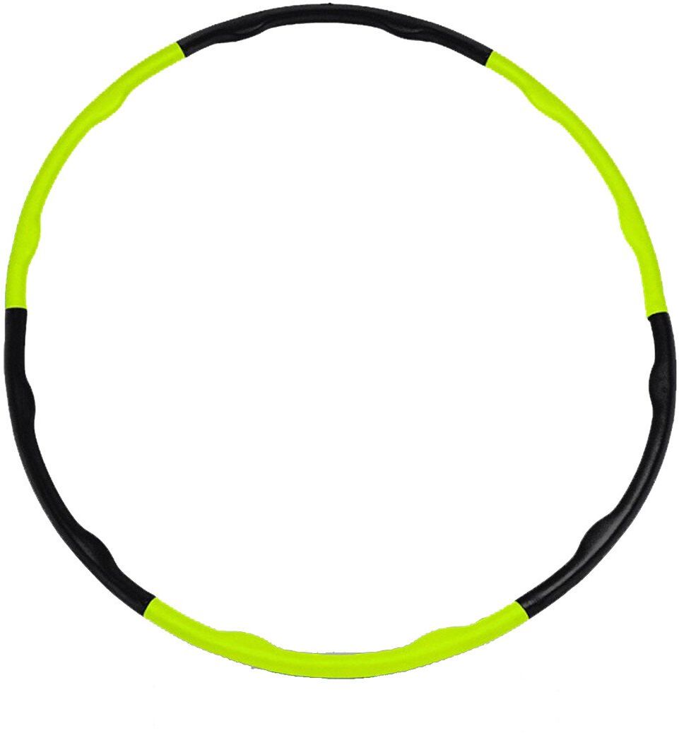 Rucanor Hula hoop weight obruč, Barva: Černá/žlutá 1 x 98 cm