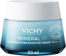 Vichy Mineral 89 100H Krém pro podporu hydratace s výživnou texturou 50 ml