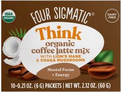 Four Sigmatic Lion´s Mane Mushroom Coffee Latte Mix BIO 10 x 6 g
