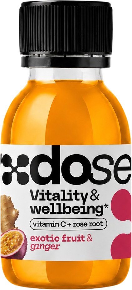 Xdose Vitality & Wellbeing - exotické ovoce & zázvor