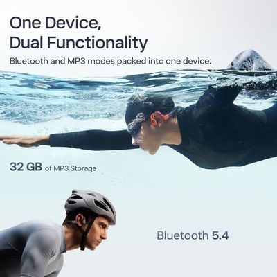 SHOKZ OpenSwim Pro - červená
