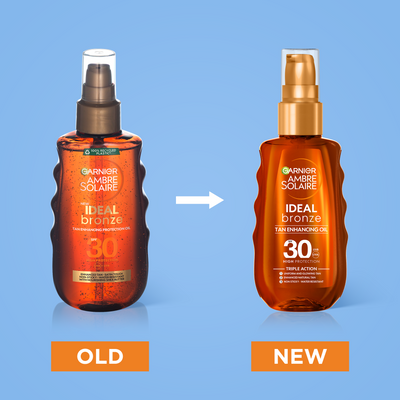 Garnier Ambre Solaire Ideal Bronze Opalovací olej SPF 30, 150 ml