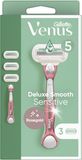 Gillette Venus Sensitive Rose Gold strojek + 3 hlavice 3 ks
