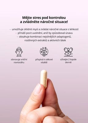 Venira Cortisol stop stress support 60 kapslí