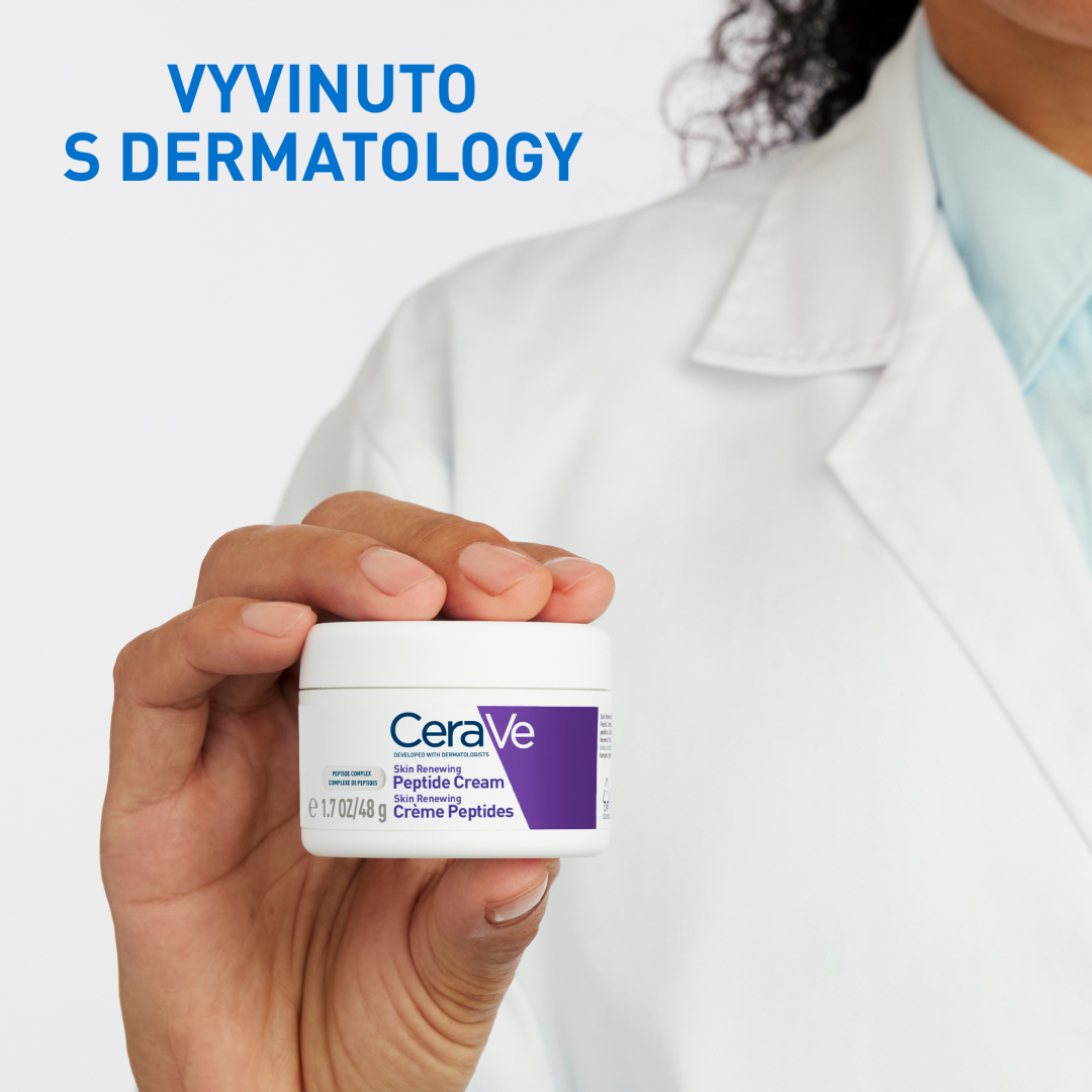 CeraVe peptidový krém pro obnovu pleti s 3 esenciálními ceramidy a niacinamidem 48 ml