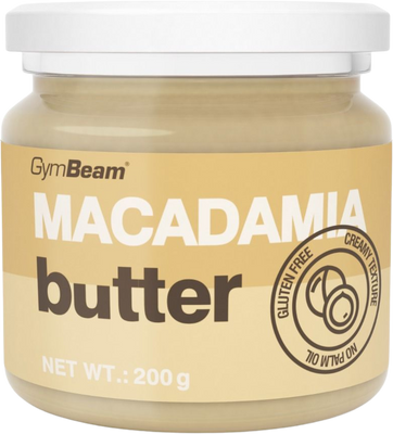 GymBeam Makadamové máslo 200 g