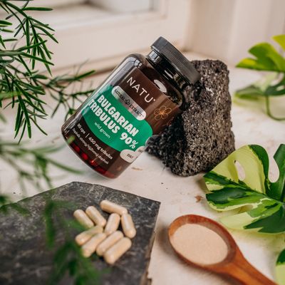 Natu Natural Extract, Bulharský kotvičník (Tribulus) extrakt 90 % saponinů 90 kapslí