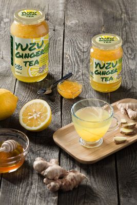Yuzu tea Zdravý Yuzu Ginger Tea 1000 g