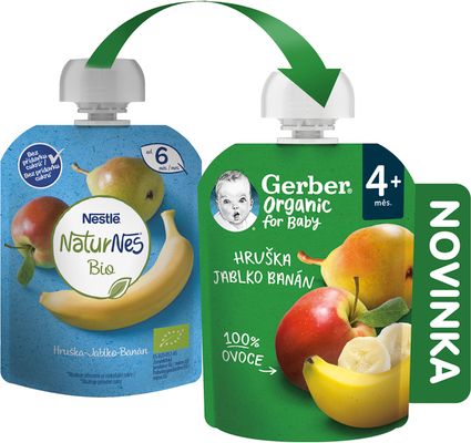 Gerber Organic kapsička hruška 90 g