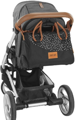 Badabulle Taška Pocketstyle Black Camel