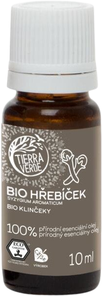 Tierra Verde Esenciální olej BIO Hřebíček 10 ml