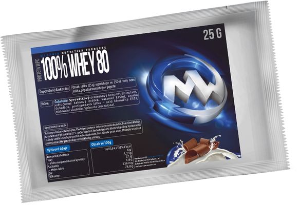 Maxxwin 100% WHEY 80 čokoláda 25 g