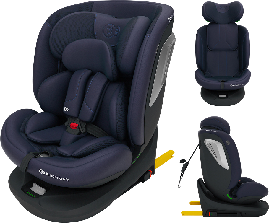 Kinderkraft Autosedačka i-Grow 2 Plus (40-150 cm) Navy