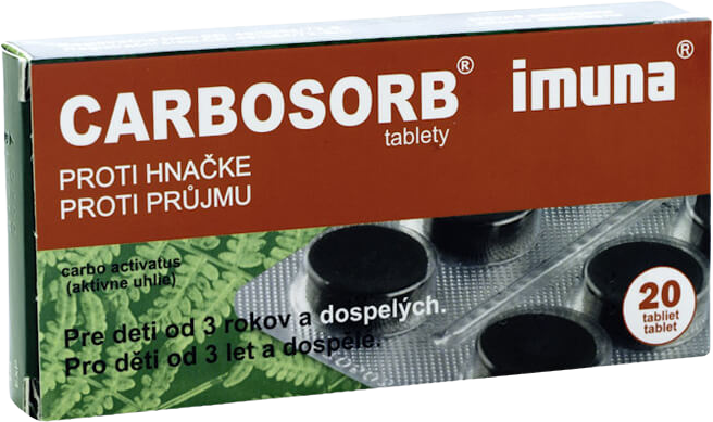 Carbosorb 320 mg 20 tablet