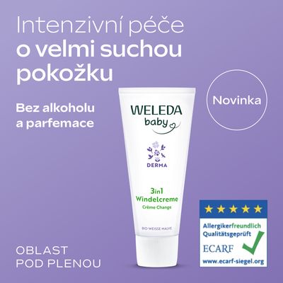 Weleda 3v1 DERMA Krém na zadeček 50 ml