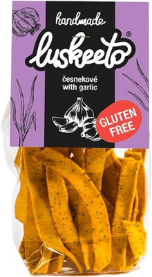 Luskeeto Krekry luštěninové s česnekem 70 g