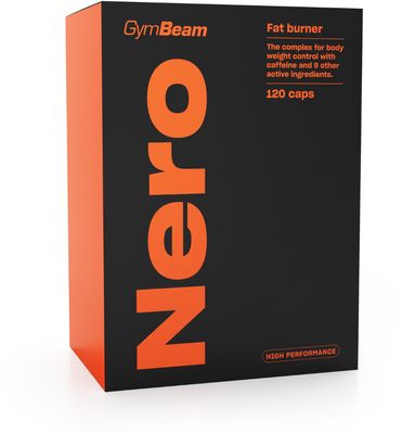 GymBeam Spalovač tuků Nero 120 kapslí