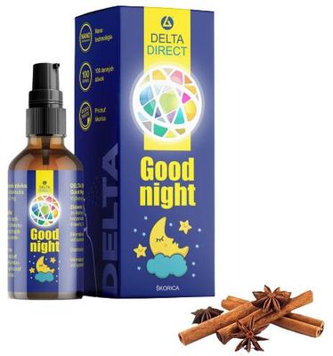 Delta Direct Good night Tekutý s dávkovačem Skořice 30 ml