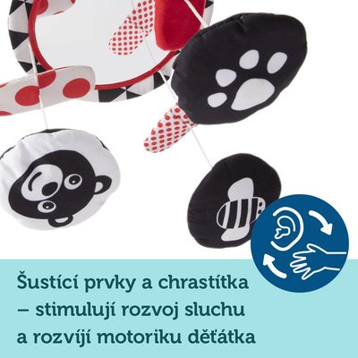 Canpol babies Kontrastní plyšový kolotoč s melodiemi