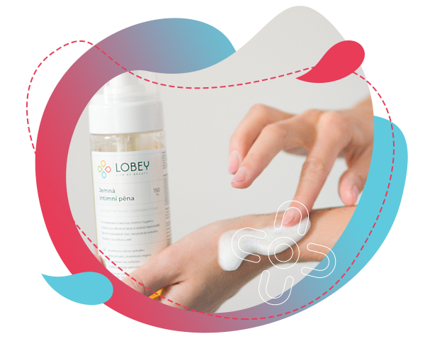 Lobey Jemná intimní mycí BIO pěna 150 ml