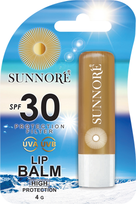 Sunnoré Balzám na rty SPF 30, 4 g