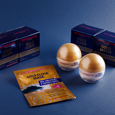 Dermacol Gold Elixir omlazující kaviárový denní krém 50 ml